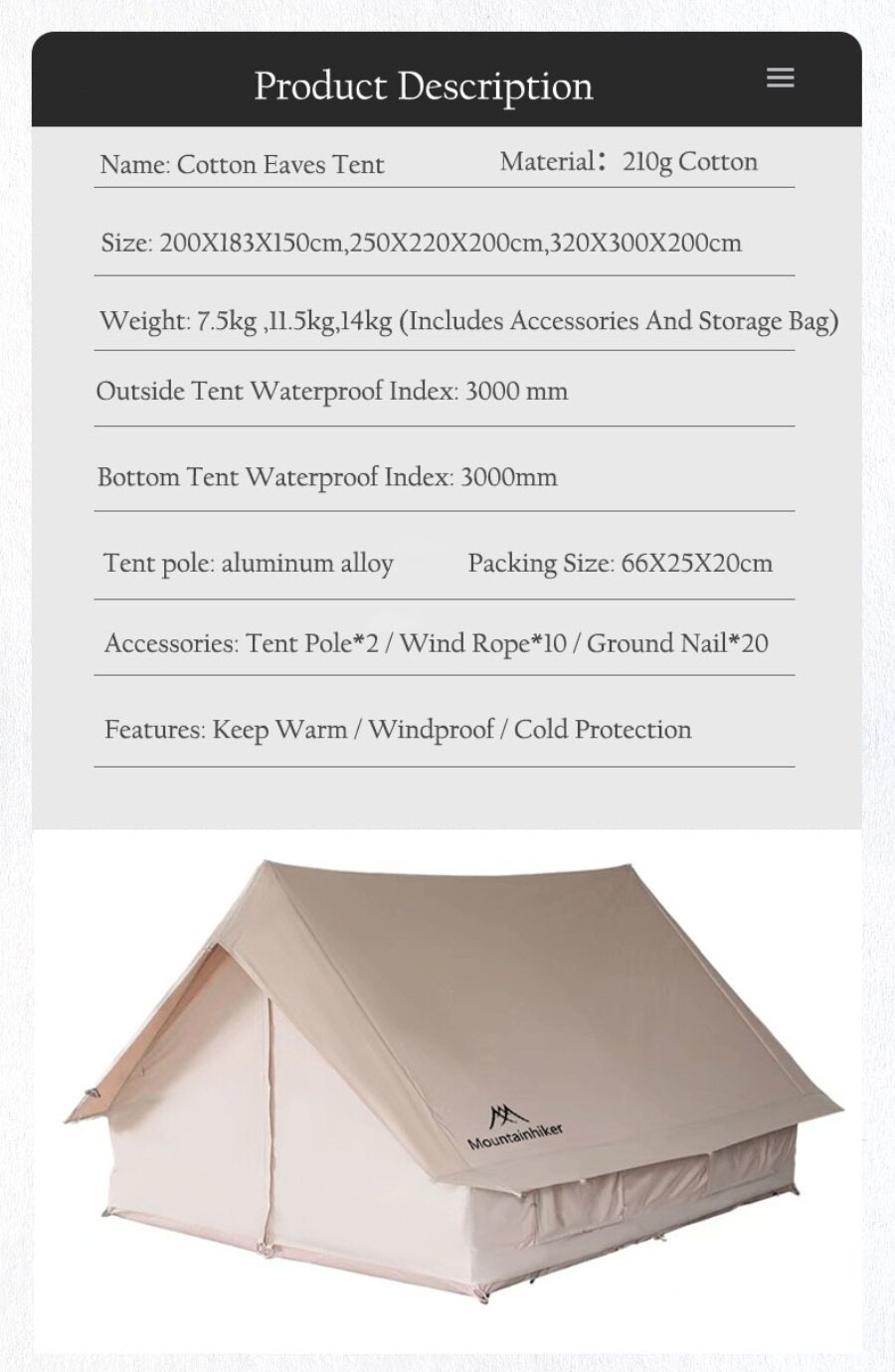 Cheap Goat Tents 5